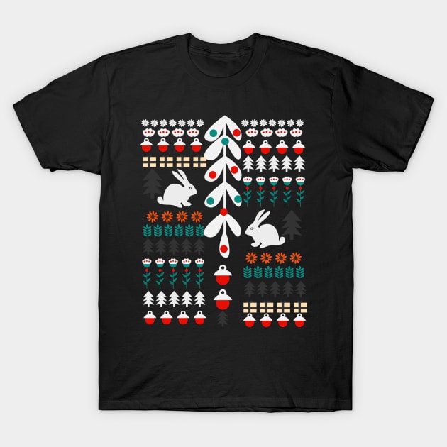 Sweet Christmas bunnies T-Shirt by cocodes